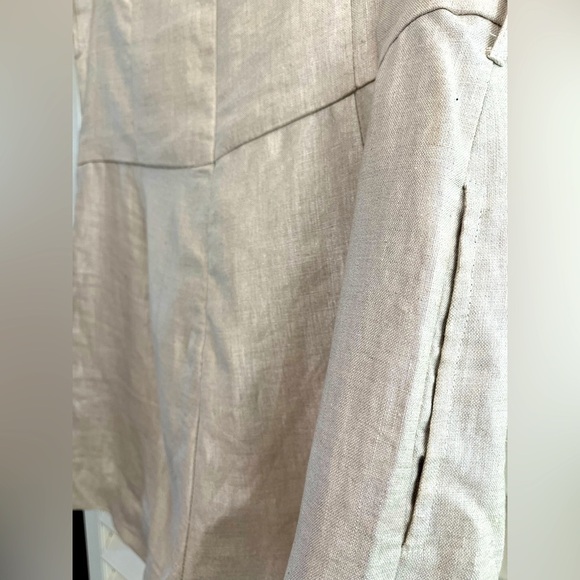 Tart Collection Metallic linen strapless romper Sz Large - Picture 8 of 15